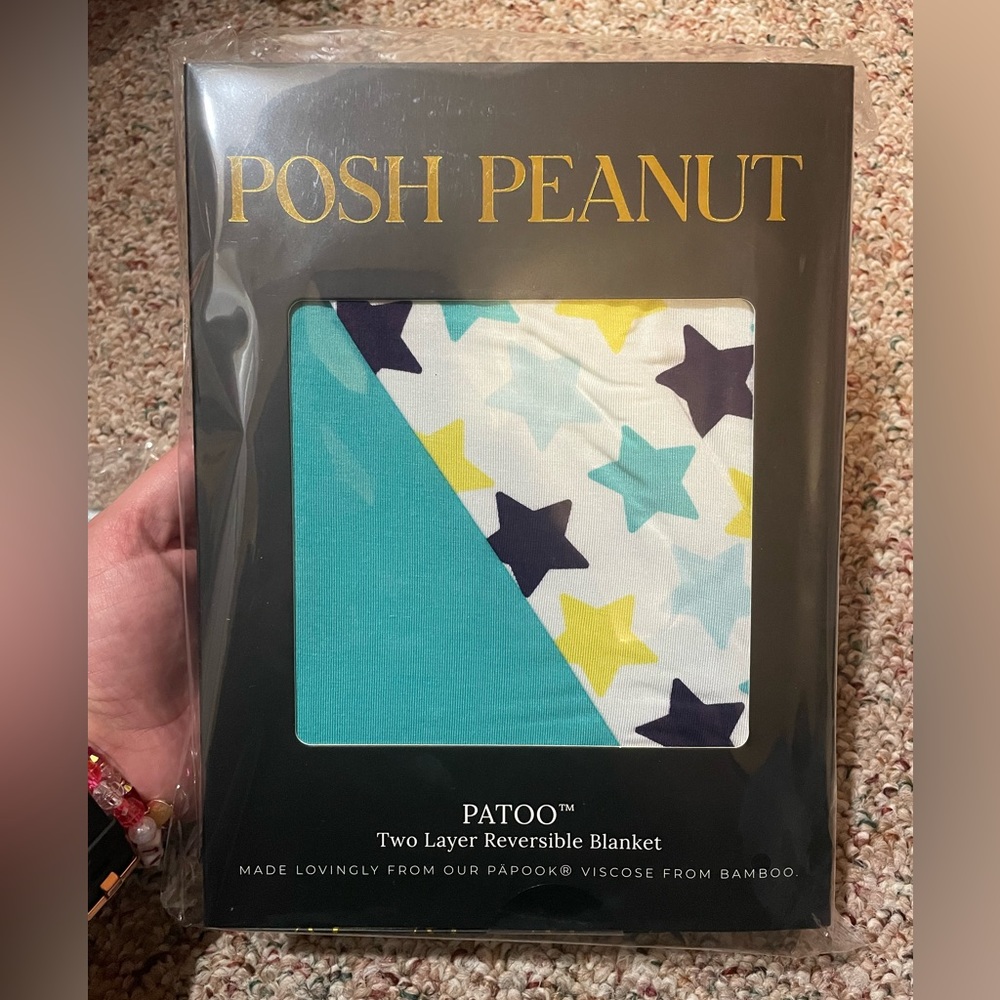 Posh Peanut Tommy & Teal Star Patoo NIB